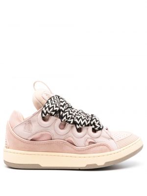 Dantel bağcıklı sneaker Lanvin pembe