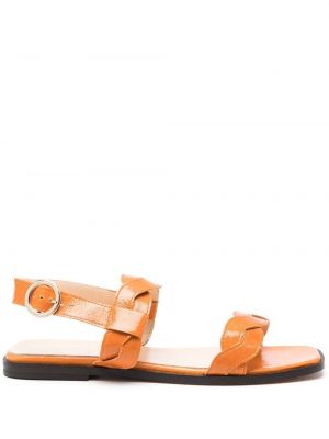 Pletené sandály Tila March oranžové