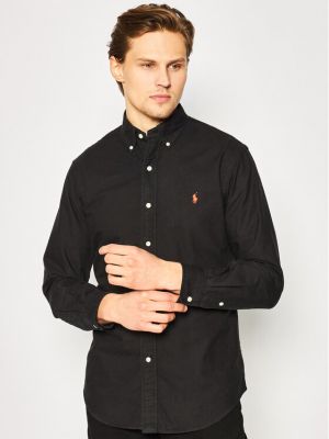Priliehavá košeľa Polo Ralph Lauren čierna