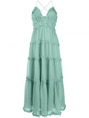 Vlněné večerní šaty Ulla Johnson zelené