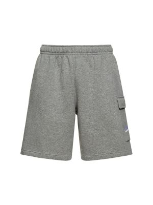 Bombažne cargo kratke hlače Nike siva