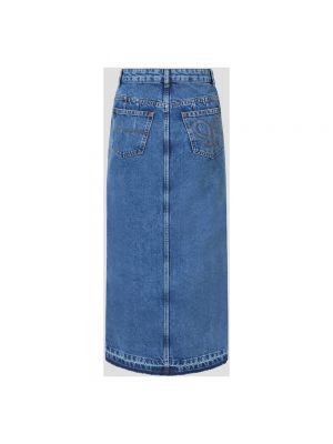 Spódnica jeansowa Philosophy Di Lorenzo Serafini niebieska