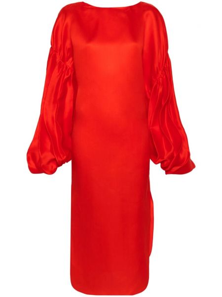 Sukienka midi Khaite czerwona