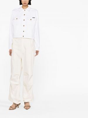 Džínová bunda Dolce & Gabbana bílá