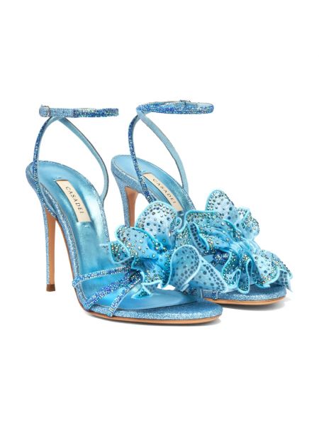 Sandały Casadei niebieskie