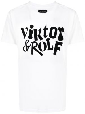 Тениска с принт Viktor & Rolf