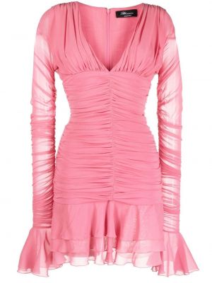 Ruffle dress Blumarine rosa