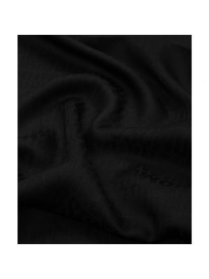 Schal mit print Moschino schwarz