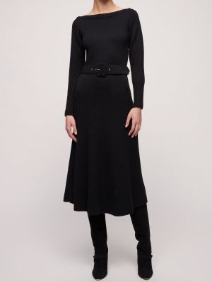 Черное платье Luisa Spagnoli
