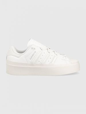 Sneakerși din piele Adidas Originals alb