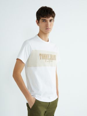 Camiseta con bordado manga corta Tommy Jeans