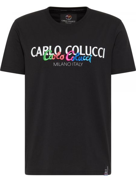 T-shirt Carlo Colucci noir