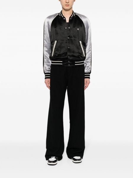 Pantalon en coton large Saint Laurent noir