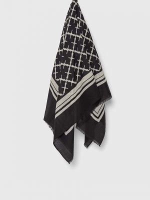 Vlněný šátek By Malene Birger černý
