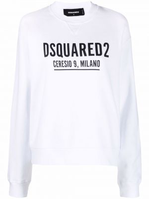 Sweatshirt mit rundhalsausschnitt mit print Dsquared2
