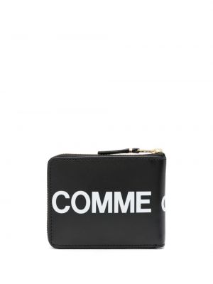 Peněženka s potiskem Comme Des Garçons Wallet černá