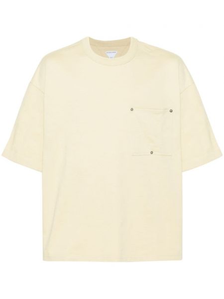 T-shirt aus baumwoll Bottega Veneta beige