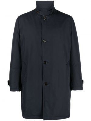 Bavlnený kabát Brunello Cucinelli modrá