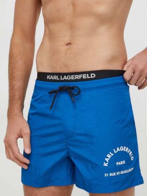 Szorty Karl Lagerfeld niebieskie