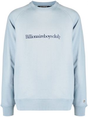 Пуловер бродиран Billionaire Boys Club синьо
