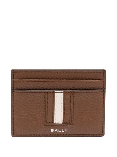 Kožená peňaženka Bally hnedá