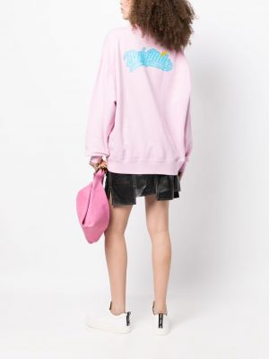 Sweatshirt mit stickerei A Bathing Ape® pink