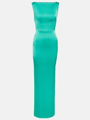 Σατέν μάξι φόρεμα Alex Perry πράσινο