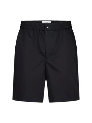 Shorts en coton Ami Paris noir