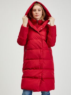 Prešívaný kabát Orsay červená