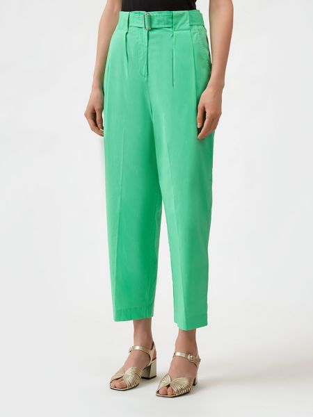 Зеленые хлопковые брюки Beatrice.b