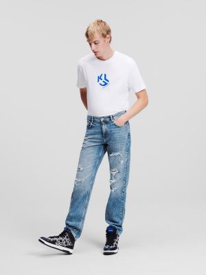 Pantalon Karl Lagerfeld Jeans bleu