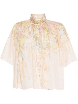 Bluza s printom Forte_forte ružičasta