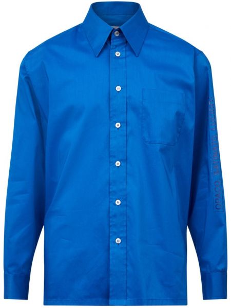 Dugačka košulja Mm6 Maison Margiela plava