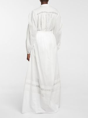 Bavlněné dlouhá sukně Etro bílé