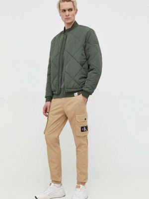 Стеганая куртка Calvin Klein зеленый