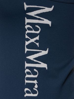 Žakarda tank top džersija 's Max Mara zils