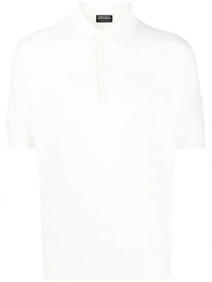 Поло тениска Zegna бяло