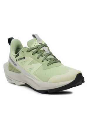 Kotníkové boty Salomon zelené