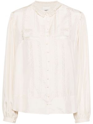 Копринена блуза Isabel Marant бяло