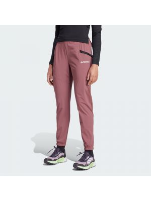 Pantalon de sport Adidas Terrex rouge