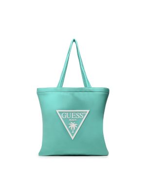 Плажна чанта Guess зелено