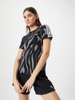 Tricou cu imagine cu imprimeu animal print cu imprimeu abstract Adidas Originals