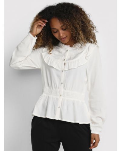 Cream Blúz Linta 10610669 Bézs Slim Fit