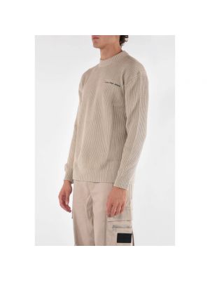 Sweter Calvin Klein Jeans beżowy
