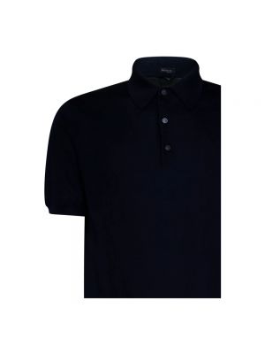 Camisa con botones Kiton azul