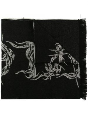 Echarpe en tricot à imprimé Givenchy noir