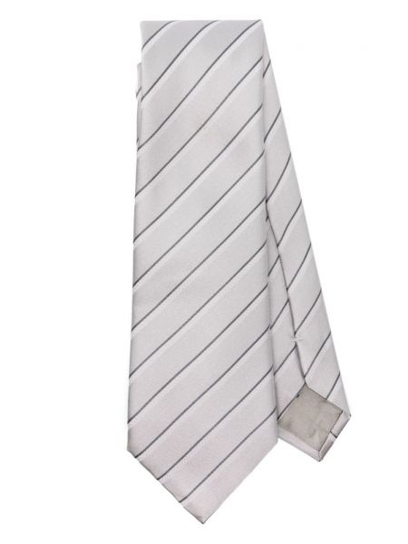 Cravate en soie à rayures Giorgio Armani