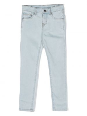 Skinny jeans for piger Karl Lagerfeld Kids blå