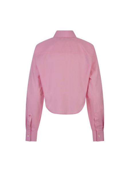 Camisa de algodón manga larga Marni rosa