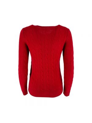 Jersey de punto de tela jersey Ralph Lauren rojo